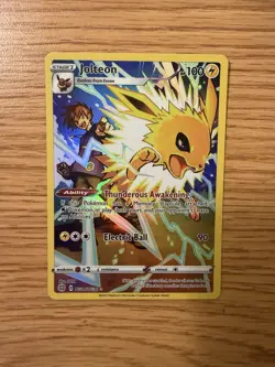 Pokemon Jolteon TG04/TG30 Ultra Rare Full Art Holo Swsh09 Trainer Gallery - Image 1