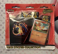 🔥👾Pokemon TCG Tech Sticker Collection 2-Pack Bundle Charizard Gengar SEALED - Image 4