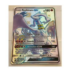 Pokemon Reshiram GX SV51/SV94 Hidden Fates Shiny Vault Full Art Holo 180 HP - Image 1