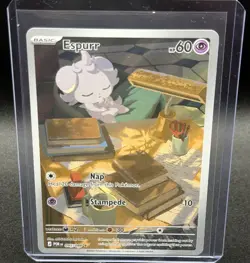 Pokemon Espurr IR Illustration Rare Full Art Near Mint Perfect Order 095/088 - Image 1