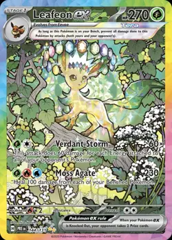 Leafeon EX hp270 Gold Metal Pokemon Card-Collectible Gift Display！HOT! - Image 1