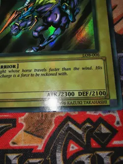 Gaia The Fierce Knight lob-006 *FADED* Unltd Ed (NM) Ultra Rare Yu-Gi-Oh! - Image 5