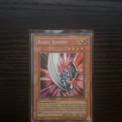 YuGiOh Blade Knight CT1-EN002 Limited Edition Secret Rare Card 2004 LP - Image 1