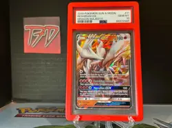 Pokemon Reshiram GX 11/70 Dragon Majesty - PSA 10 - Image 1