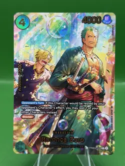 Roronoa Zoro PRB02-006 (SP) The Azure Sea's Seven OP14 One Piece PACK FRESH - Image 1