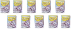 10 Packs Dragon Shield Matte White Standard Size 100 ct Card Sleeves - Image 2
