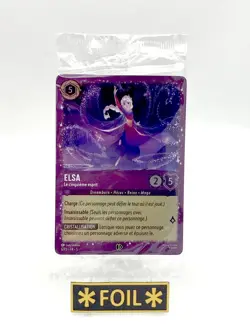 LORCANA carte promo FR5 6/P3 Elsa 🌟Foil🌟neuve sous blister! - Image 2