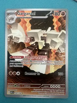 Pokemon TCG Garganacl Illustration Rare Mega Evolution 147/132 Mint - Image 1