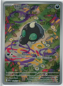 Shroodle - 149/132 - Illustration Rare - Mega Evolution - Pokemon TCG - NM/M - Image 1