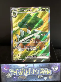 Pokemon Card Torterra ex 185/162 Temporal Forces Full Art Ultra Rare NM - Image 1