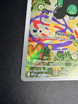 Pokemon TCG Mega Evolution Shroodle Card 149/132 Illustration Rare, English, NM - Image 3