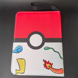 Pokemon card storage book plus Aole disk storage box leather collection card - Image 2