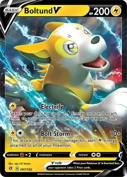 Boltund HP200 Pokemon Metal Card-Collectible Gift Display. - Image 1