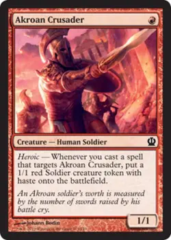 Akroan Crusader - Medium Play MTG Theros - Image 1
