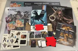 READ DESCRIPTION!!! - MTG Final Fantasy Promo Lot - Posters, Cards, Etc. - Image 1