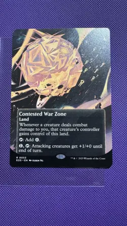 Contested War Zone - 53 - EOS - NM - MTG Magic the Gathering - Image 1