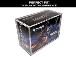 Magic MTG Final Fantasy Gift Bundle Premium Acrylic Magnet Protection Case - Image 1