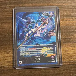 Bandai One Piece CCG Enel Leader alternate art - Image 1