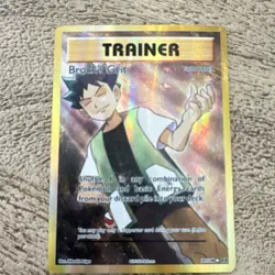 Pokemon Brock's Grit 107/108 Evolutions Full Art Ultra Rare Holo Trainer Card - Image 1