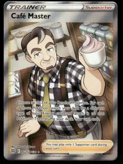 Pokemon Cards Cafe Master TG25/TG30 Brilliant Stars Trainer Gallery NM - Image 1
