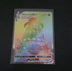 Pokemon Alcremie VMAX TCG Shining Fates Holo Card 073/072 Secret - Image 1