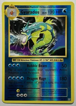 Gyarados 34/108 (LP) Reverse Holo XY Series: Evolutions 2016 Pokemon Card TCG - Image 1
