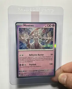 Mewtwo 150/165 (NM) Holo Rare Scarlet & Violet: 151 2023 Pokemon Card TCG - Image 3