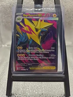 POKEMON Mega Manetric EX 158/132 Mega Evolutions Full Art Card - Image 1