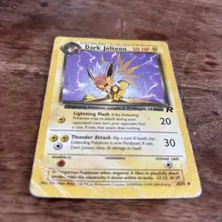 Pokemon TCG Team Rocket Dark Jolteon Card 38/82 HP - Image 3