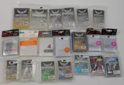 LOT OF 1400+ Card & Board Game Sleeves NEW various sizes & brands - Image 1