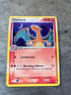 charizard 6/108 holo, decent condition, power keepers set card - Image 1
