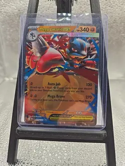 Pokemon Mega Lucario EX Mega Evolutions Card 77/132 Fresh Pack - Image 1