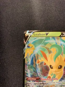 Leafeon V #007/203 SWSH07: Evolving Skies Warped Pokemon Card TCG - Image 2