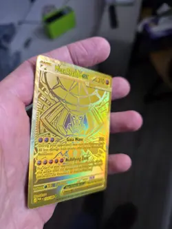 Mega Zygarde EX Full Art Foil Pokemon Card 124/088 Perfect Order Gold Hyper Rare - Image 3
