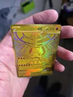 Mega Zygarde EX Full Art Foil Pokemon Card 124/088 Perfect Order Gold Hyper Rare - Image 5