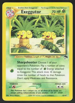 Exeggutor 13/18 Southern Islands Pokemon Card MP - Image 1