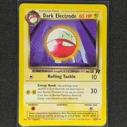 Dark Electrode - 34/82 - Uncommon - Team Rocket - Pokemon Card - MP - Image 1