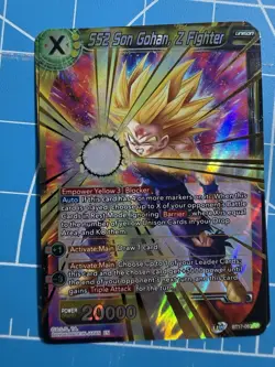 Dragon Ball Super Card Game SS 2 Son Gohan Z Fighter SR Foil Card BT17-083 - Image 1