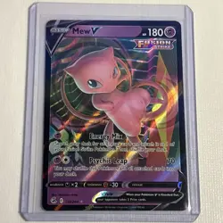 Pokemon Mew VMAX Ultra Rare Holo Swsh08 Fusion Strike 114/264 310HP Card - Image 1