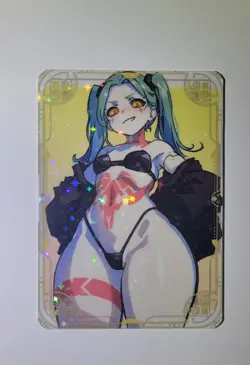 Rebecca Cyberpunk Waifu Cartoon Beauty Goddess Story Card Anime Hunny Bunny - Image 1