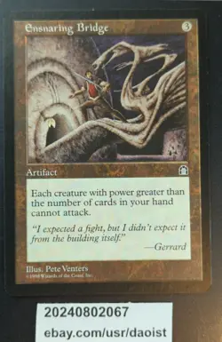 MTG Ensnaring Bridge Tempest Rare Magic The Gathering LP+ - Image 2