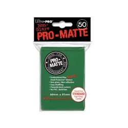 50 PRO MATTE DECK PROTECTORS Green Verde MTG MAGIC Ultra Pro - Image 1