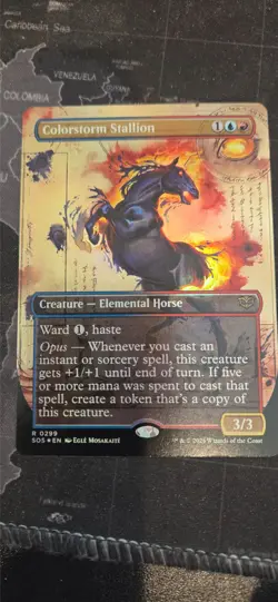MtG Colorstorm Stallion (Borderless) Foil - Image 1