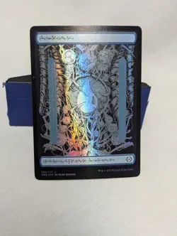 FOIL Phyrexian Text Land Set Of 5 Phyrexia All Will Be One MTG Full art Magic - Image 5