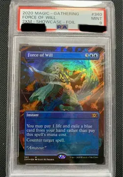 MTG Magic the Gathering PSA9 Force of Will 340 Foil 2020 English - Image 1