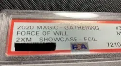 MTG Magic the Gathering PSA9 Force of Will 340 Foil 2020 English - Image 3