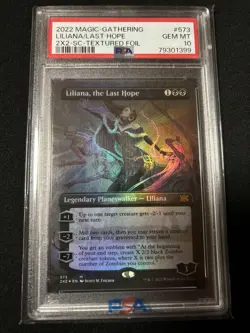 MTG Magic the Gathering PSA10 Liliana, the Last Hope 573 Foil 2022 English - Image 1