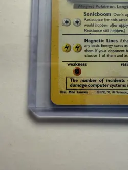 Dark Magneton 11/82 Holo Team Rocket Pokemon Card Vintage WOTC MP - Image 2