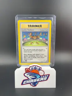 Pokemon 2002 Neo DESTINY 1st Edition LUCKY STADIUM 100/105 - LP - Image 1