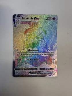 Pokemon Alcremie VMAX TCG Shining Fates Holo Card 073/072 Secret - Image 1
